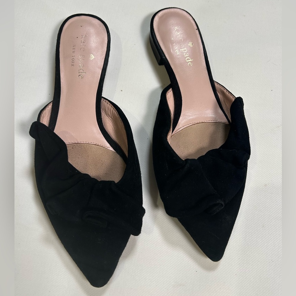 Kate spade black pointed toe fayrn mule - Picture 2 of 11